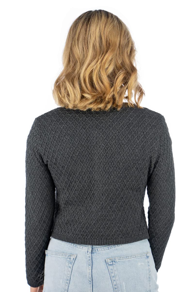 os-trachten-quivun-damen-strickjacke-34-anthrazit-zopfmuster image 4