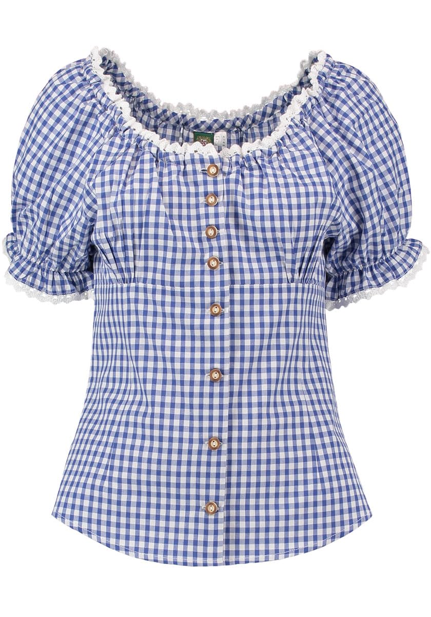 os-trachten-viwod-damen-trachtenbluse-kurzarm-dunkelrot-34-carmen image 6