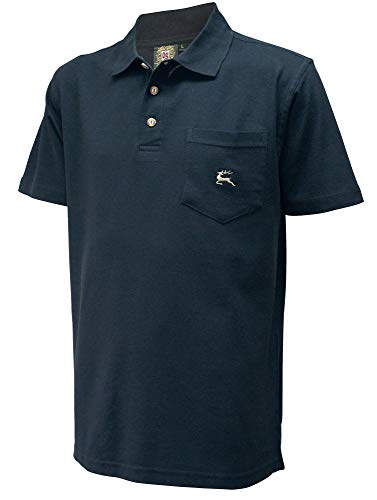 os-trachten-trachten-polo-herren-schwarz-xl-hirsch-stickerei image 4