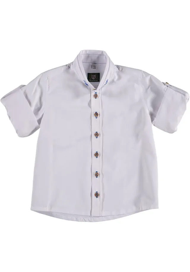 os-trachten-ojune-kinder-trachtenhemd-jungen-stehkragen-wei image 1