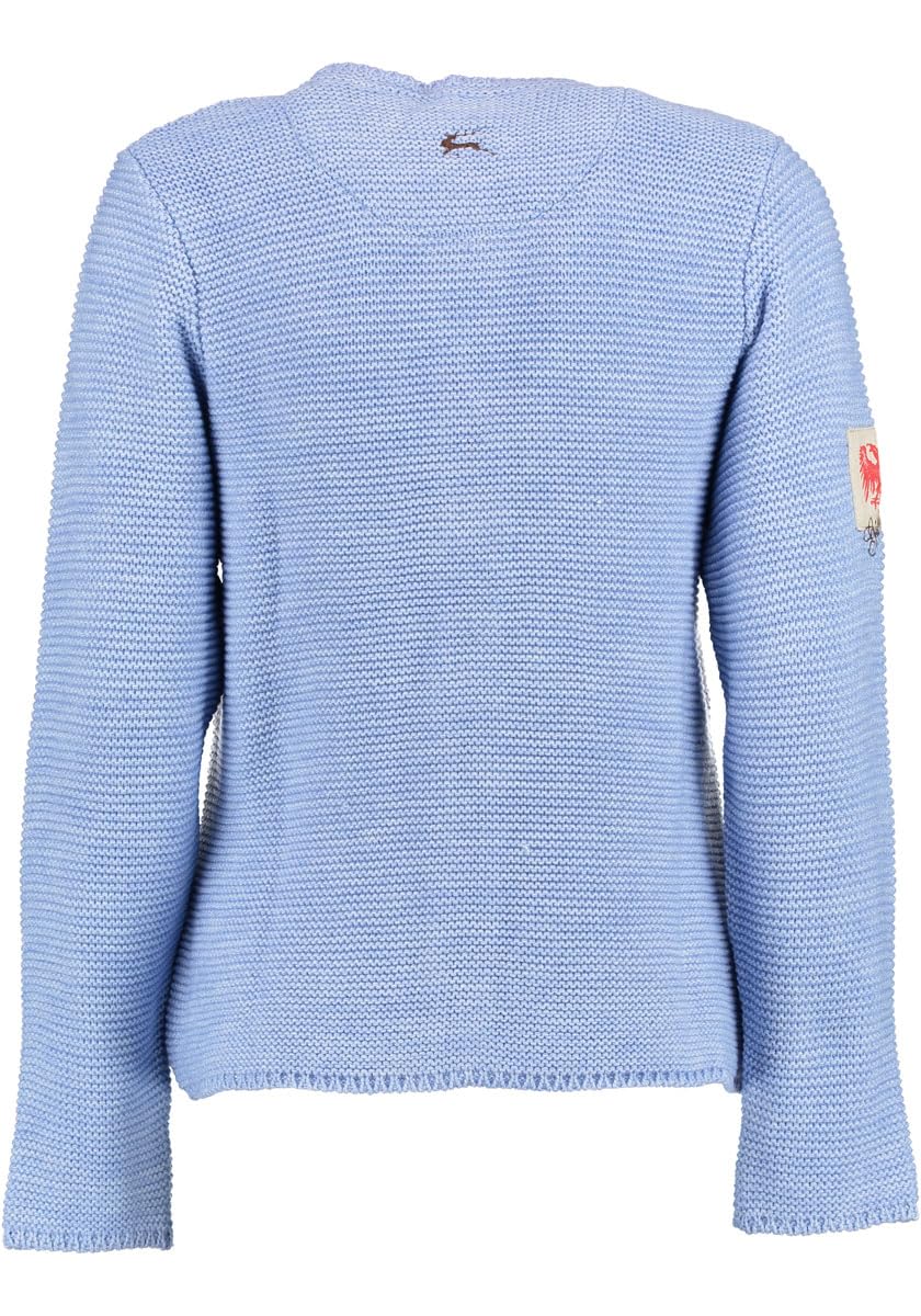 os-trachten-plawup-damen-strickjacke-cardigan-rundhals image 2