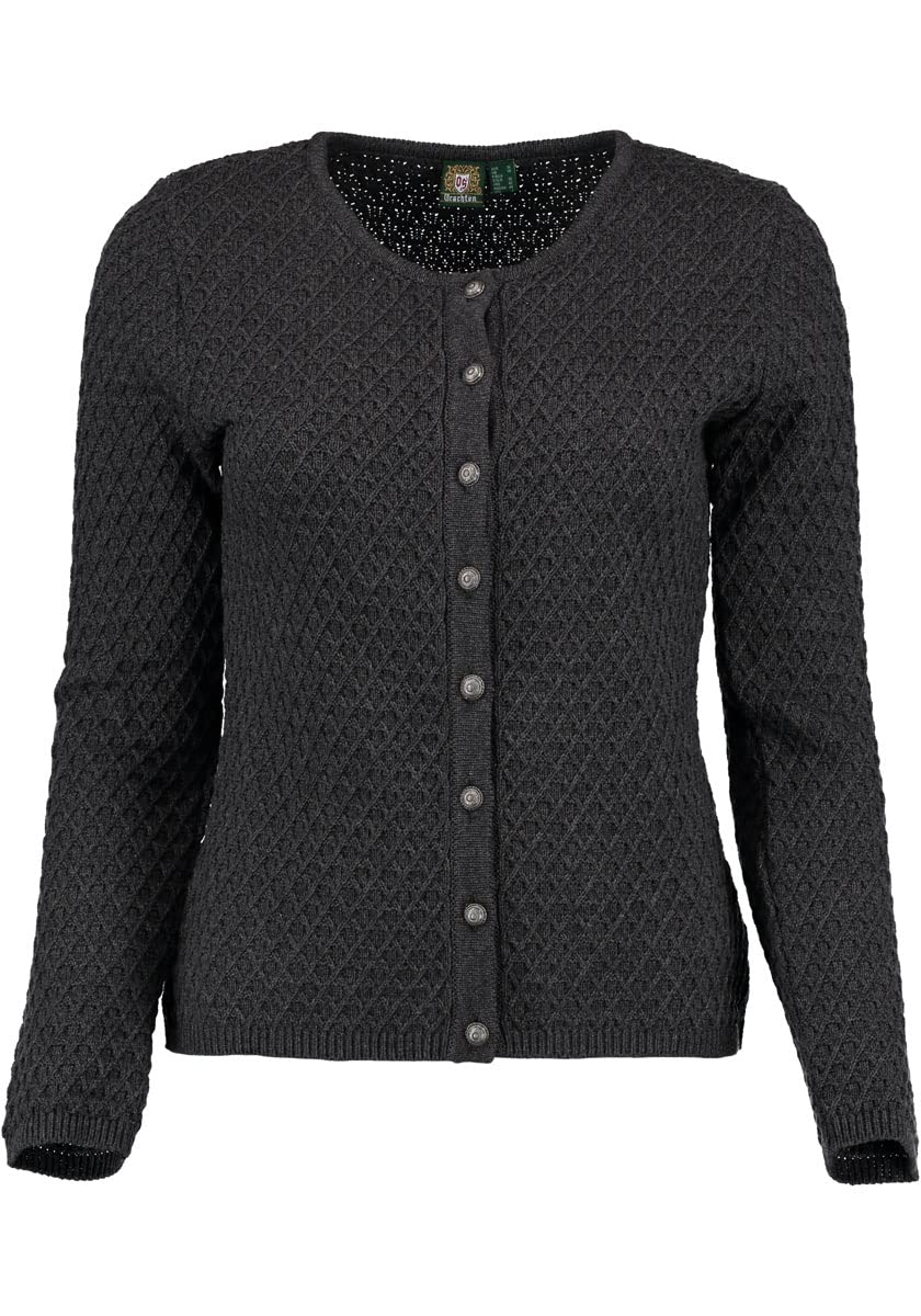 os-trachten-hadeko-strickjacke-damen-cardigan-rundhals image 1