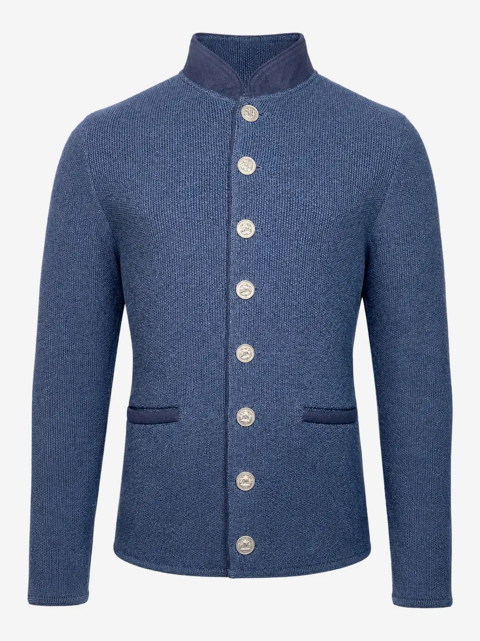litzlfelder-felix-strickjacke-herren-marine-schurwolle image 1