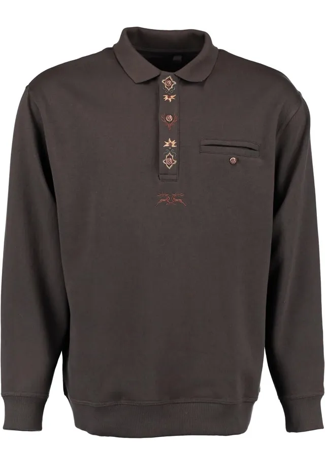 os-trachten-shuro-sweatshirt-gr-l-hirsch-edelwei image 1