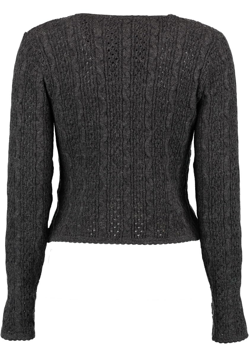 os-trachten-igaza-strickjacke-damen-anthrazit-gr-40-rundhals image 3