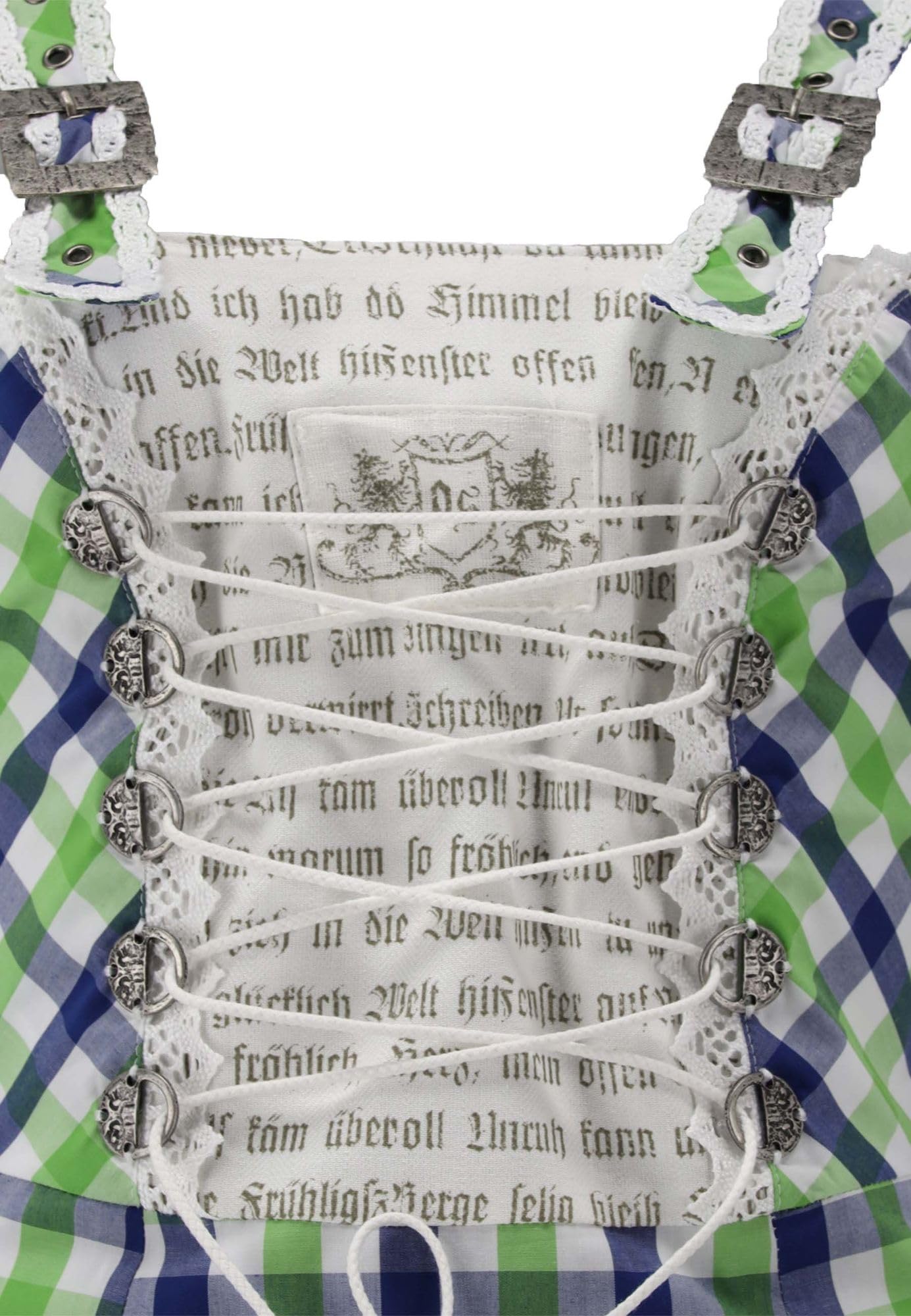 os-trachten-zeruma-trachtenkleid-damen-giftgr-n-gr-34-fest image 6