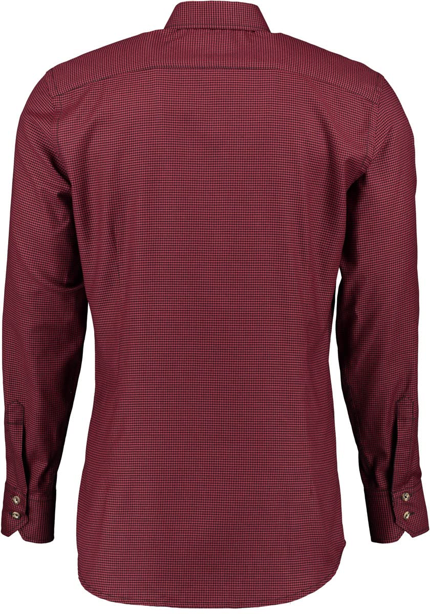 os-trachten-nirwo-trachtenhemd-herren-langarm-37-38-slim-fit image 2
