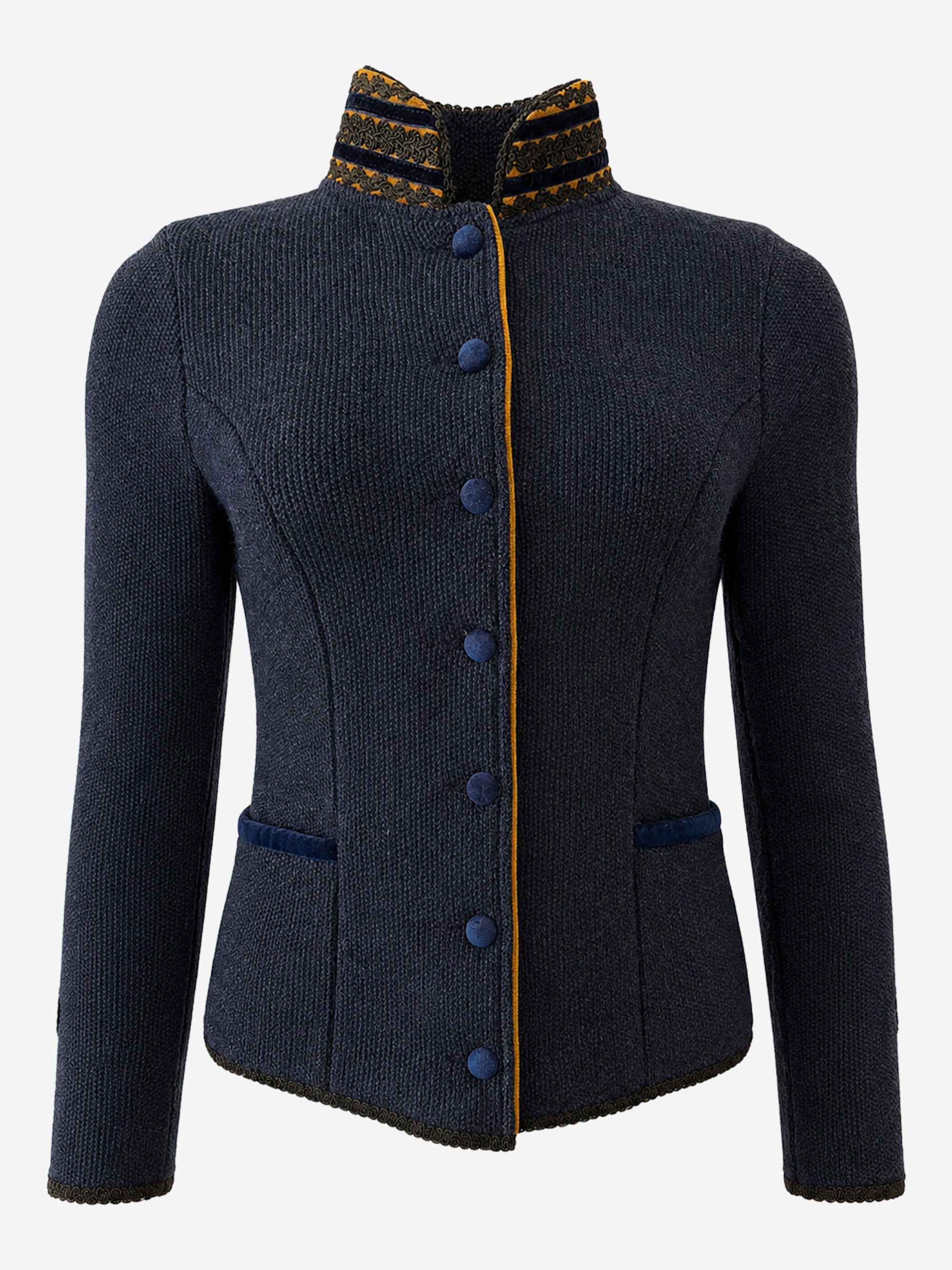 litzlfelder-damen-trachtenjacke-sofia-marineblau-schurwolle image 1