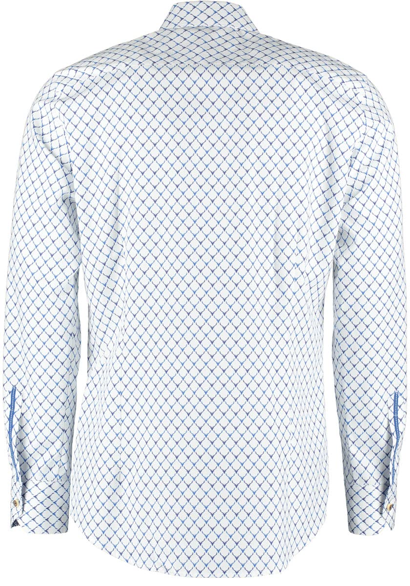 os-trachten-kedase-trachtenhemd-hirschgeweih-slim-fit image 2