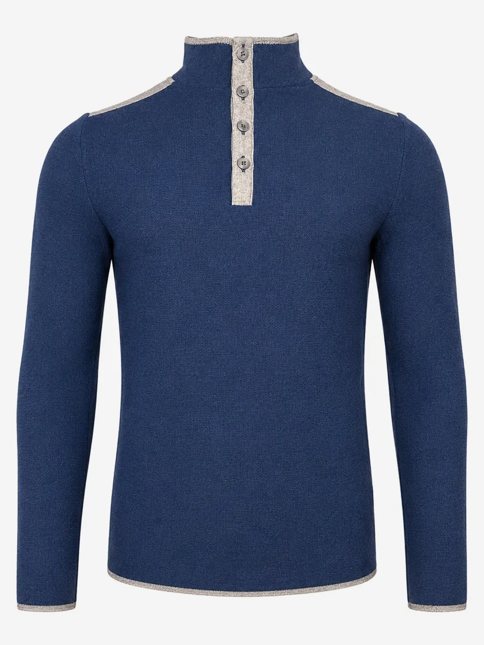 litzlfelder-herren-pullover-nepal-marine-saphirblau-merino image 1