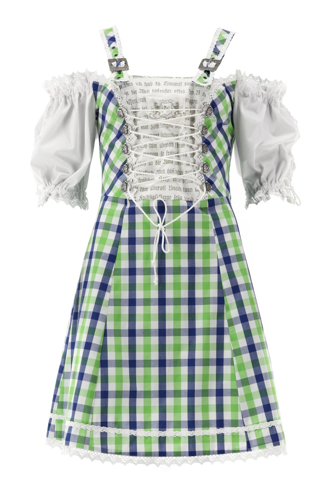 os-trachten-zeruma-trachtenkleid-damen-giftgr-n-gr-34-fest image 1