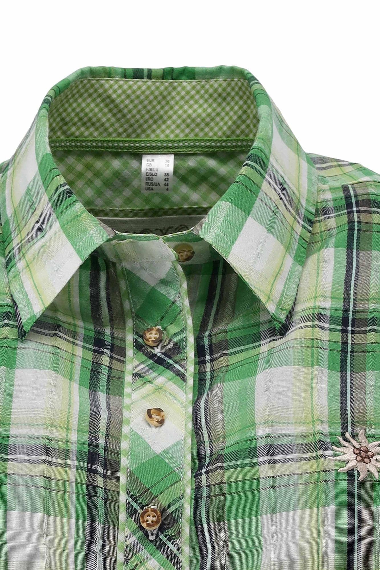 os-trachten-xodaro-kurzarm-trachtenbluse-mit-liegekragen-dirndl image 6