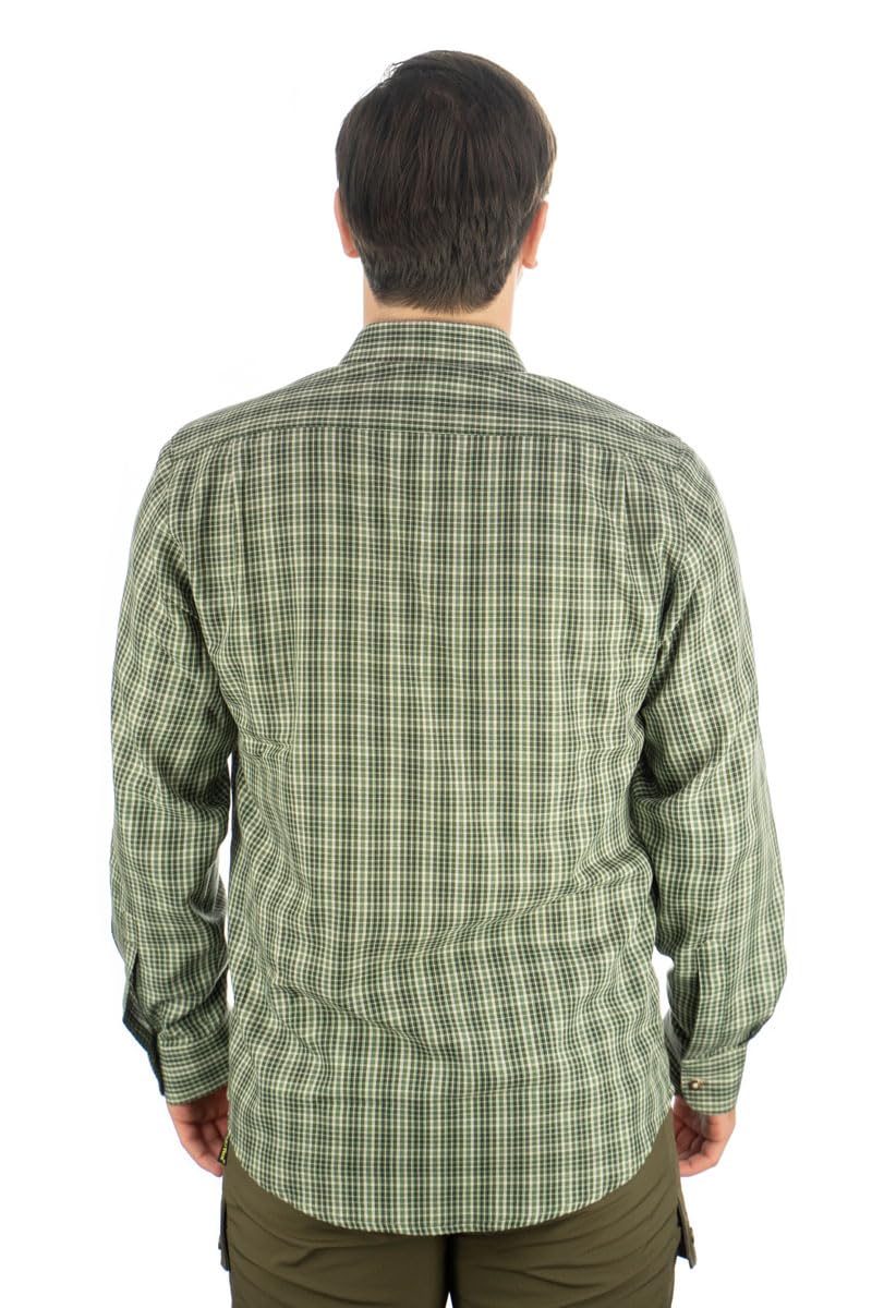 os-trachten-twisa-jagdhemd-oliv-karo-45-46-regular-fit image 4