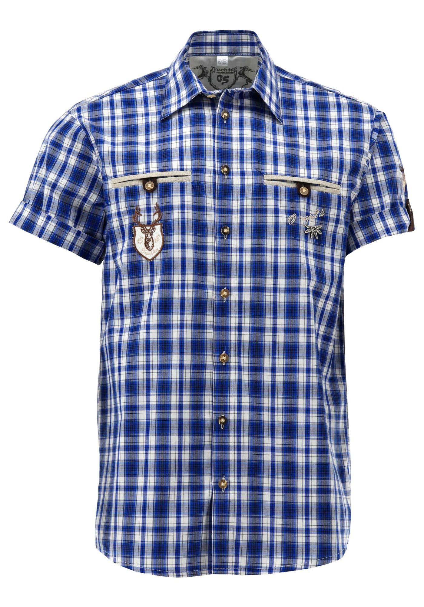 os-trachten-mizir-trachtenhemd-regular-fit-dunkelblau-hemd image 8