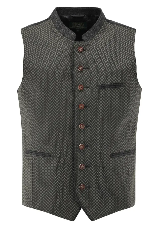 os-trachten-teger-trachtenweste-herren-slim-fit-52-marine image 1