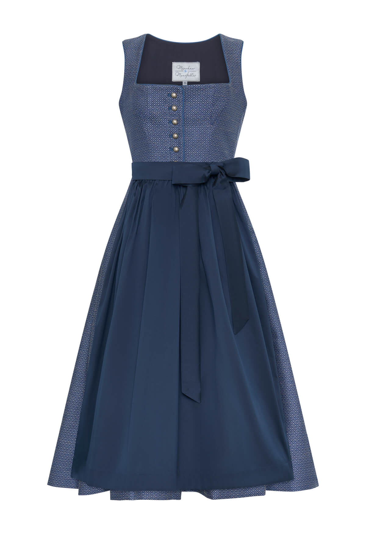 m-nchner-manufaktur-fanny-dirndl-marineblau-muster image 1