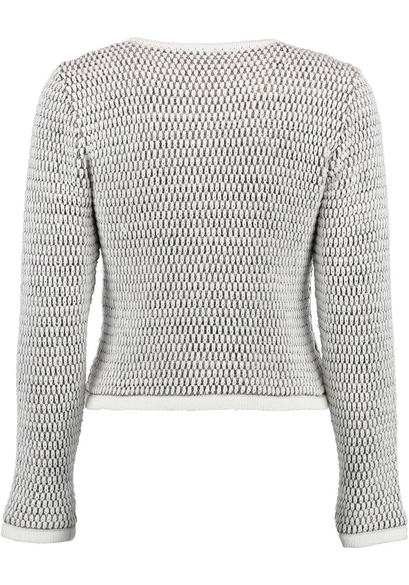 os-trachten-qoriva-strickjacke-damen-rundhals-zweifarbig image 2