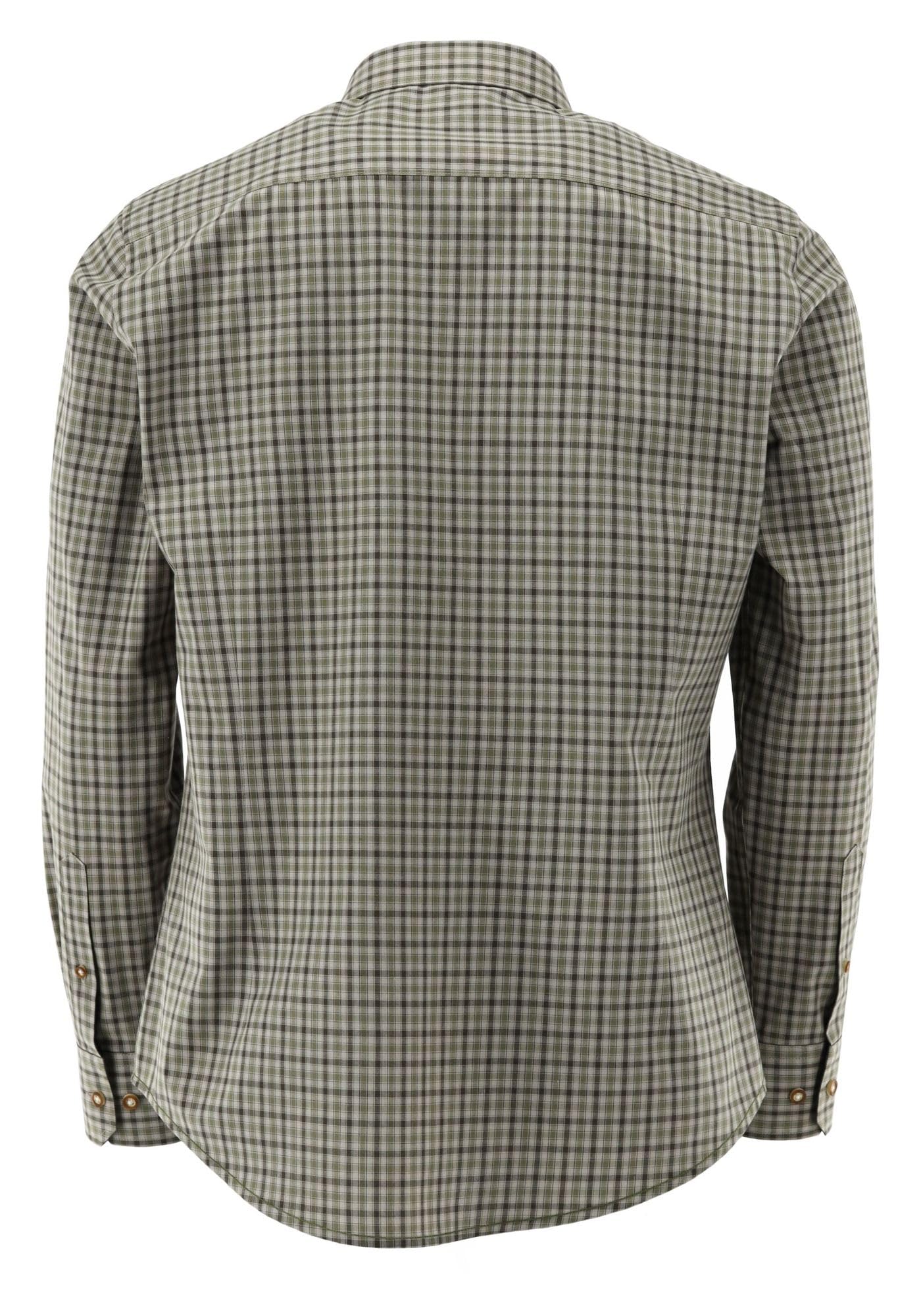 os-trachten-taseyo-jagdhemd-slim-fit-oliv-haifischkragen image 3