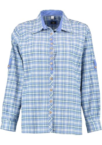 os-trachten-cinuli-trachtenbluse-langarm-karo-flanell image 4