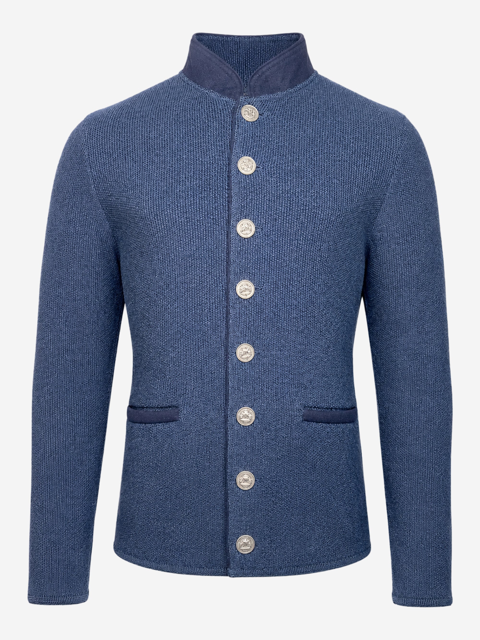 litzlfelder-felix-strickjacke-herren-marine-schurwolle image 1