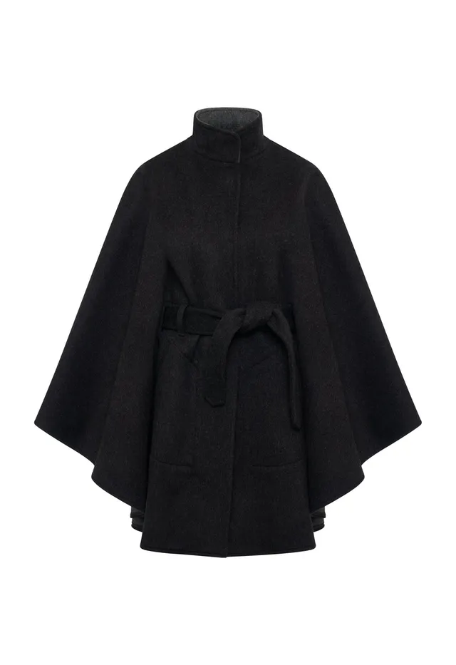 m-nchner-manufaktur-cape-charlotte-anthrazit-wollcape-mit-g-rtel image 1