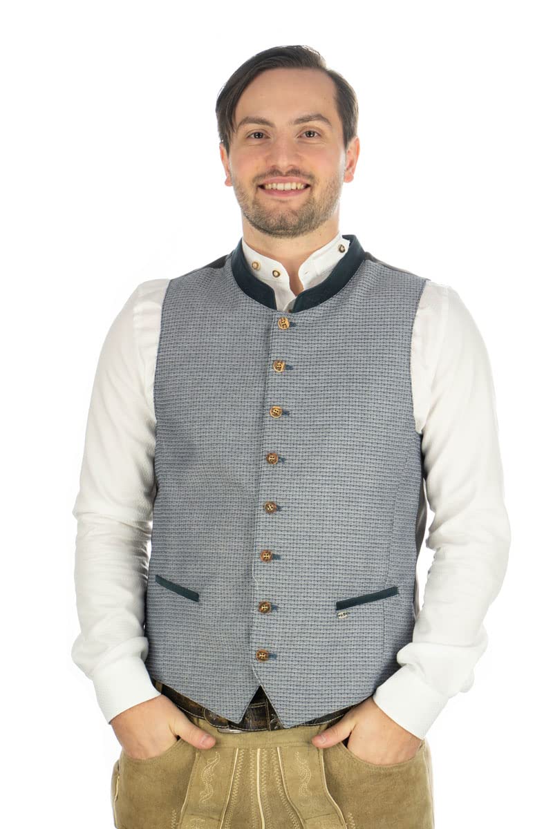 os-trachten-nopoo-trachtenweste-herren-baumwolle-waben image 3