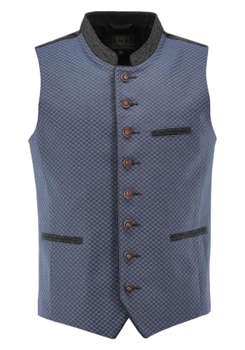 os-trachten-teger-trachtenweste-herren-slim-fit-52-marine image 8