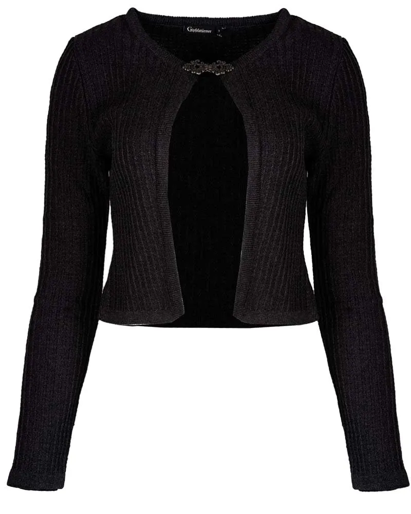 os-trachten-mia-strickjacke-damen-kurze-dirndljacke image 1