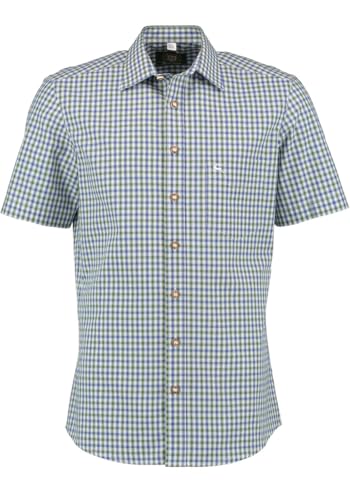 os-trachten-ipuve-trachtenhemd-herren-kurzarm-43-44-slim-line image 8