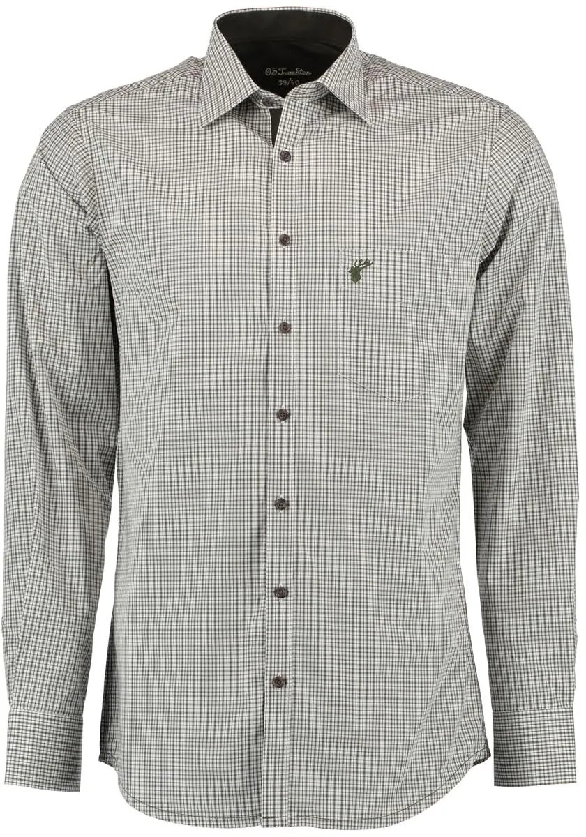os-trachten-snivy-herren-jagdhemd-langarm-41-42-slim-fit-karo image 1