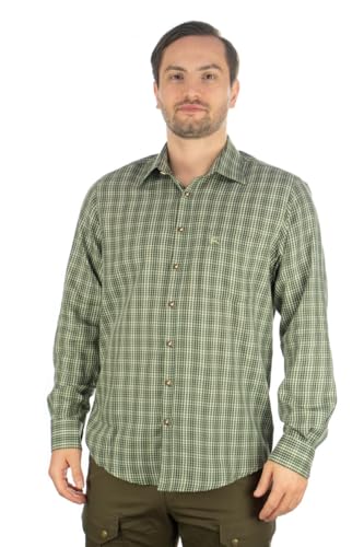 os-trachten-twisa-jagdhemd-oliv-karo-45-46-regular-fit image 7