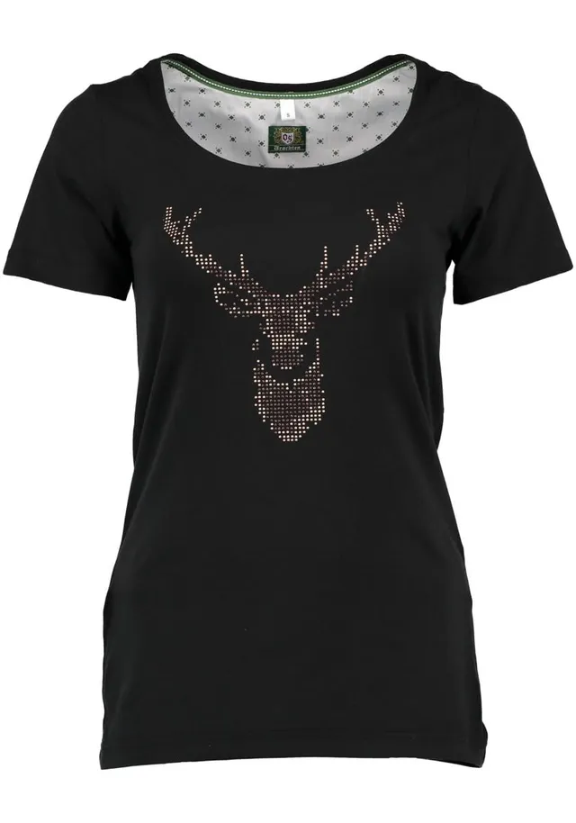os-trachten-uginoy-trachtenshirt-schwarz-hirsch image 1