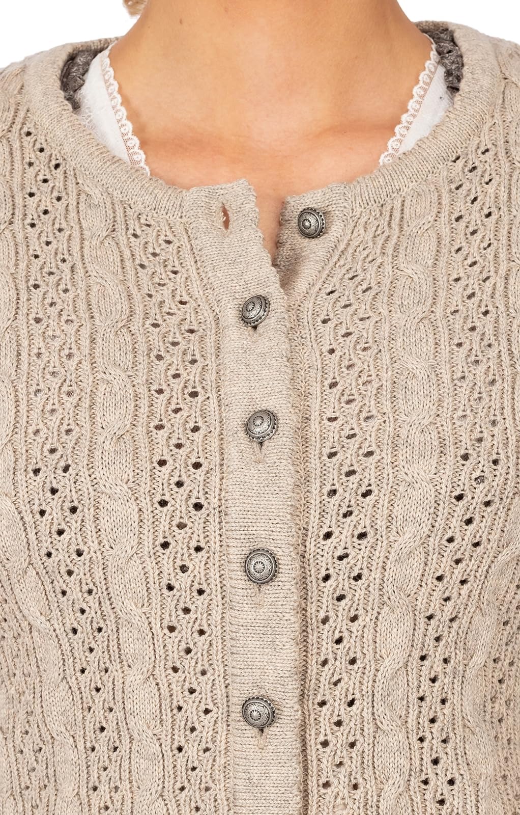 os-trachten-neustadt-damen-strickjacke-natur-42-457005 image 2