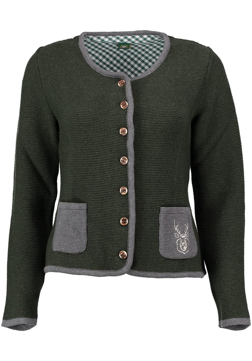 os-trachten-enkeyo-damen-strickjacke-anthrazit-gr-34 image 5