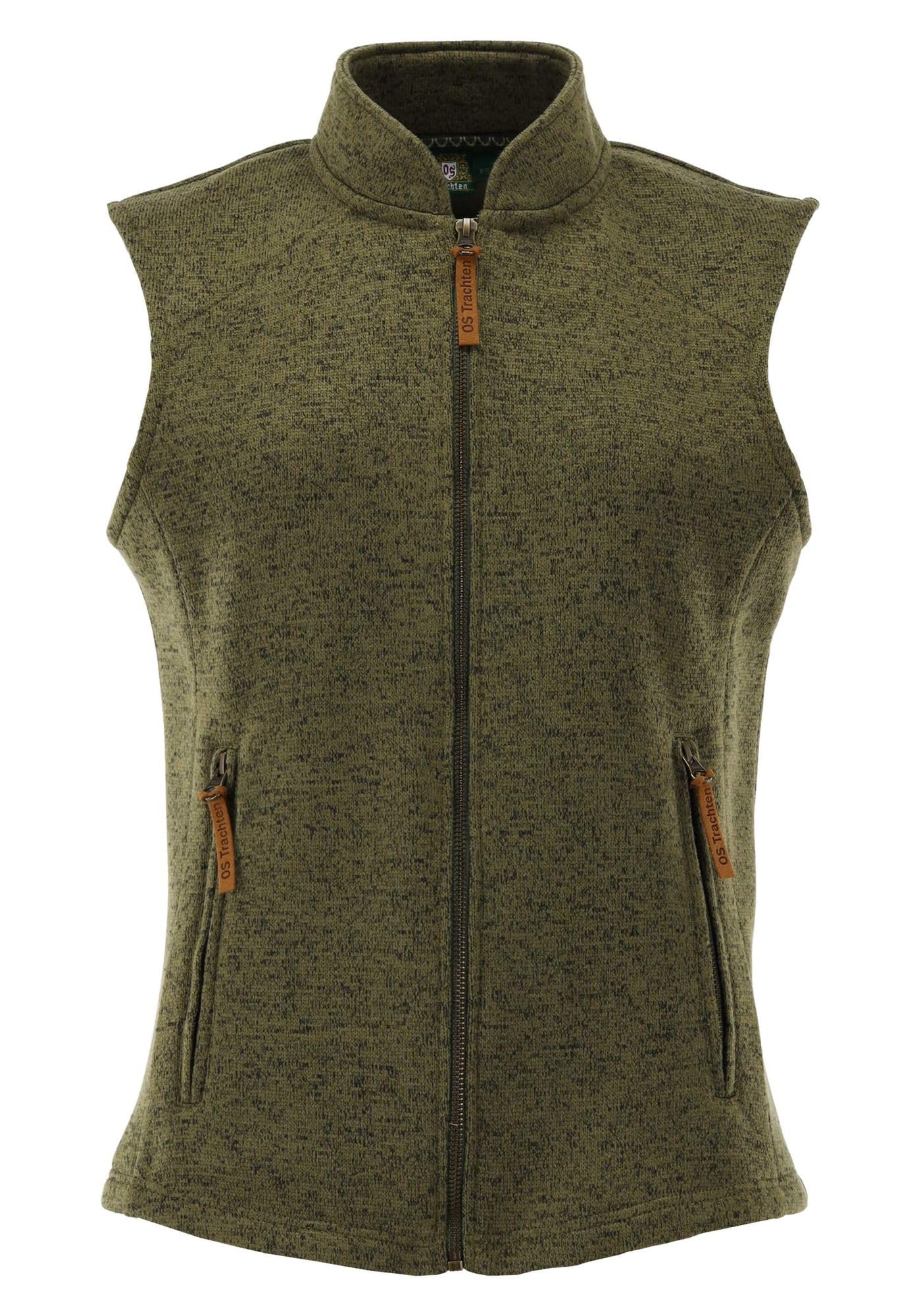 os-trachten-zocha-strickfleeceweste-damen-tailliert image 1
