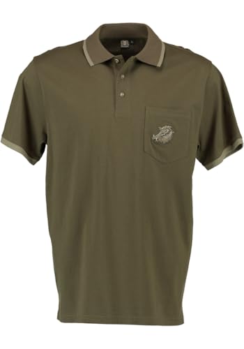 os-trachten-sonky-poloshirt-herren-kurzarm-oliv-regular-fit image 6