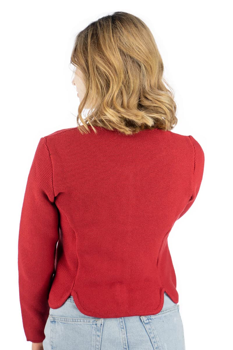 os-trachten-brytos-damen-strickjacke-trachten-cardigan-baumwolle image 4