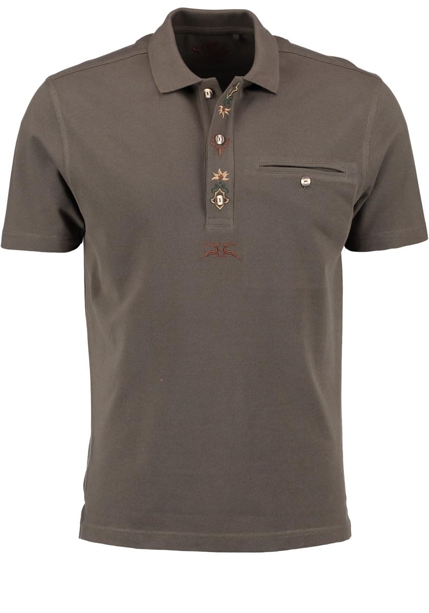 os-trachten-esoqo-poloshirt-herren-kurzarm-dunkelgr-n-3xl image 3