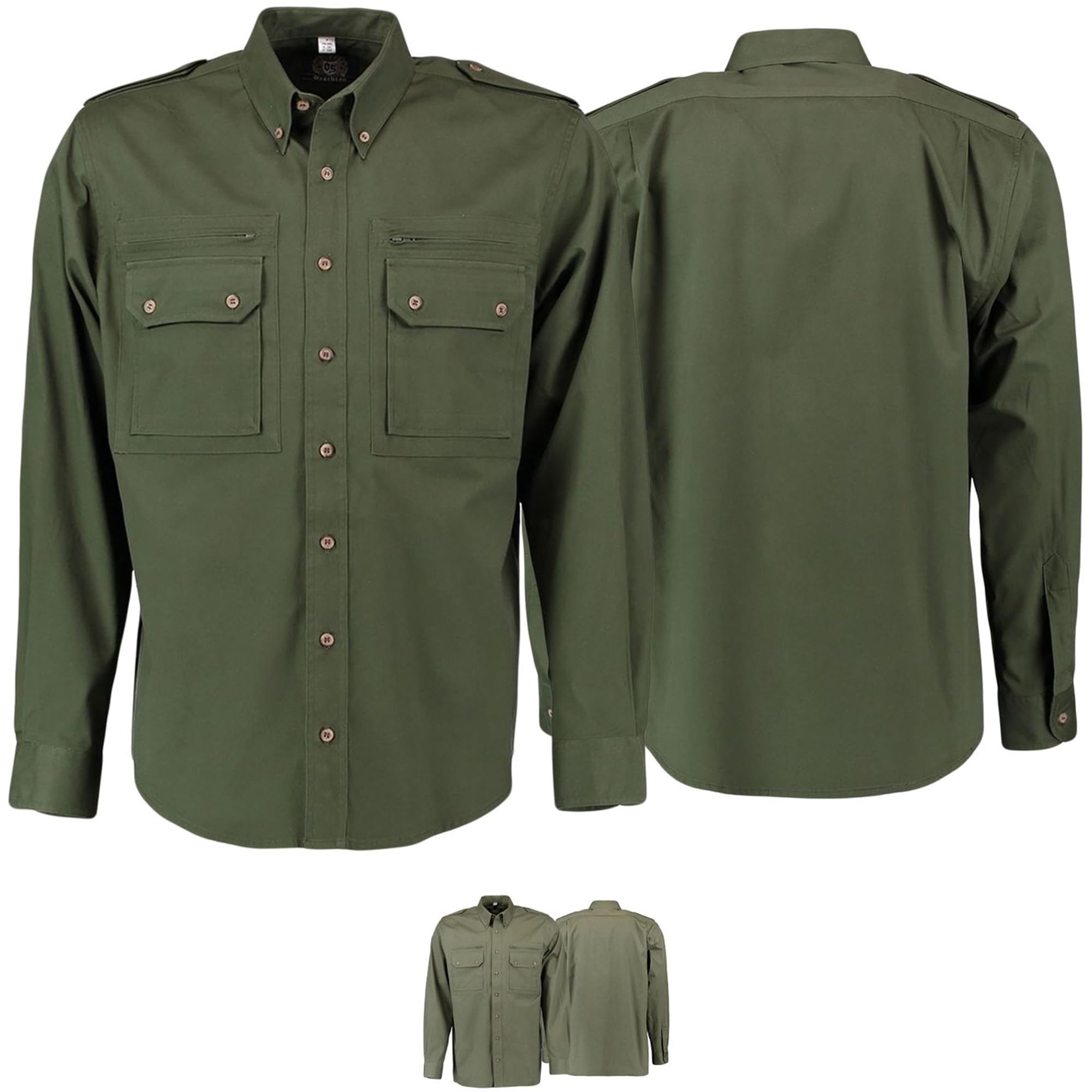os-trachten-jagdhemd-herren-dunkelgr-n-2xl-j-gerhemd image 1