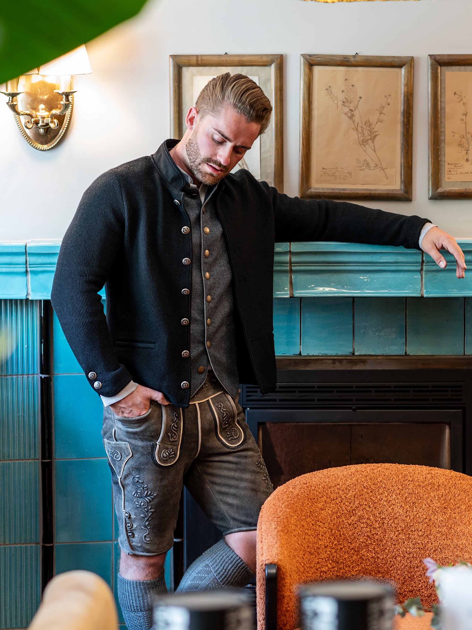 litzlfelder-felix-strickjacke-herren-schwarz-schurwolle image 3