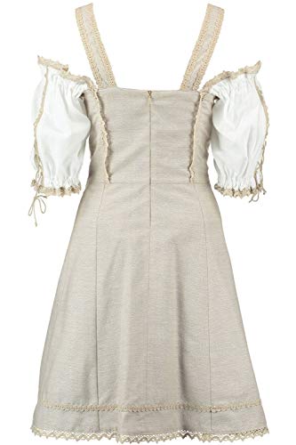 os-trachten-midi-dirndl-landhaus-dirndl-natur-38-baumwolle image 4