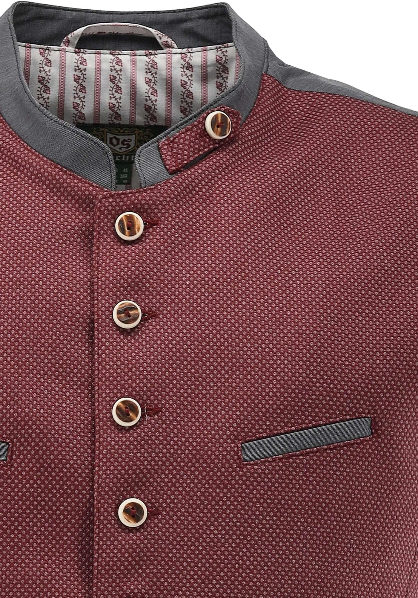 os-trachten-qalimo-slim-fit-trachtenweste-herren-slim-fit image 3
