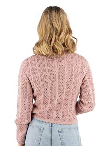 os-trachten-gleki-damen-trachten-strickjacke-zopfmuster-cardigan image 8
