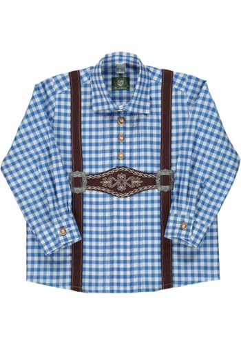 os-trachten-velmowo-trachtenhemd-jungen-74-80-mittelblau image 7
