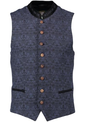 os-trachten-skisvy-trachtenweste-herren-48-khaki-jacquard image 8