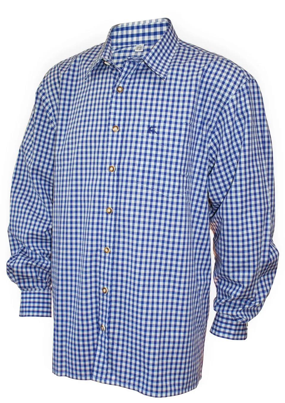 trachtenhemd-karohemd-herren-langarm-6xl-blau-kariert image 1