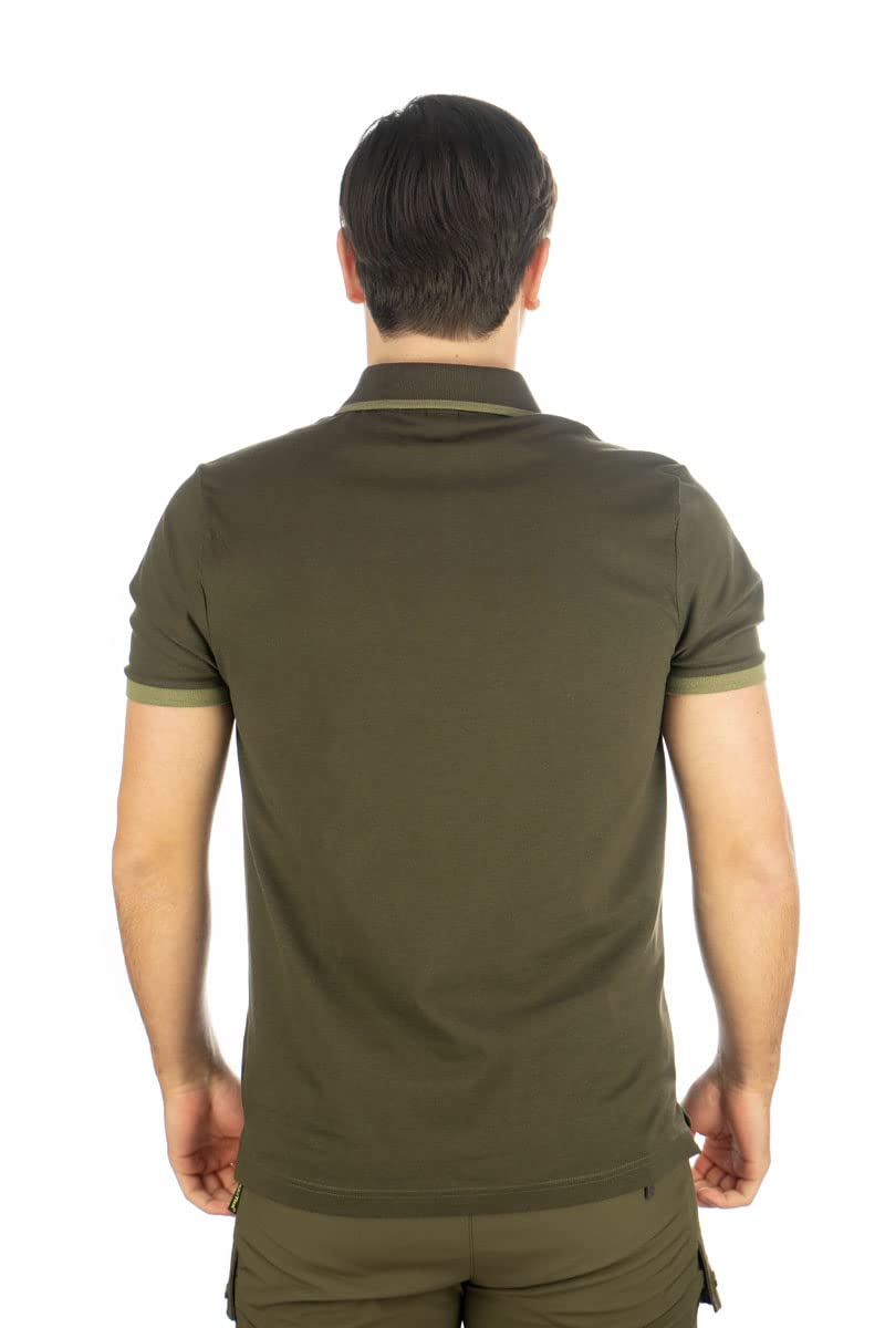 os-trachten-sonky-poloshirt-herren-kurzarm-oliv-regular-fit image 4