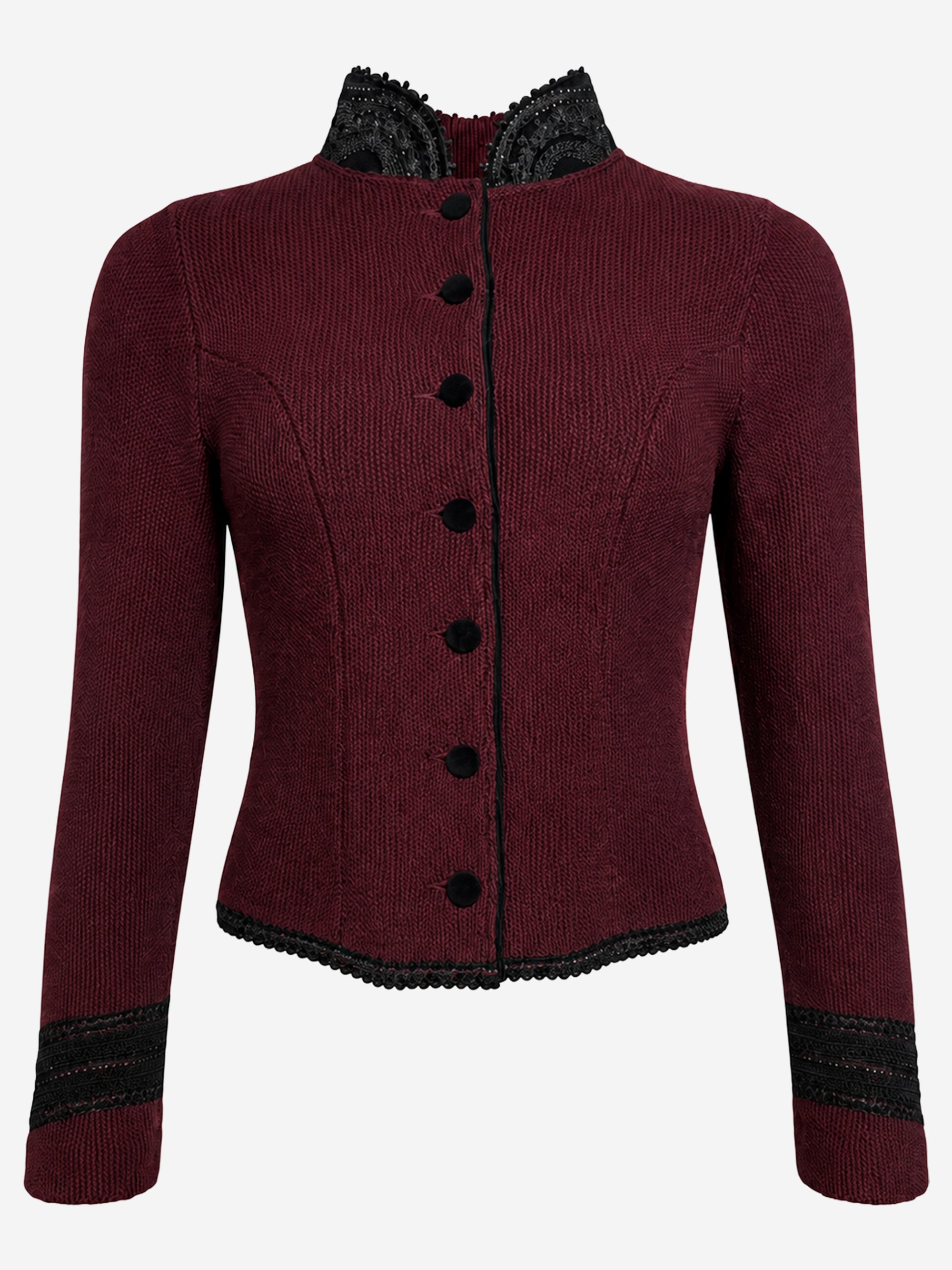 litzlfelder-ingrid-trachtenjacke-damen-rubinrot-schurwolle image 1