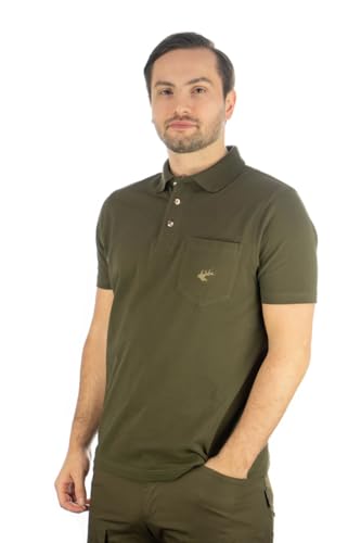 os-trachten-balun-poloshirt-kurzarm-xxl-oliv-baumwolle image 7
