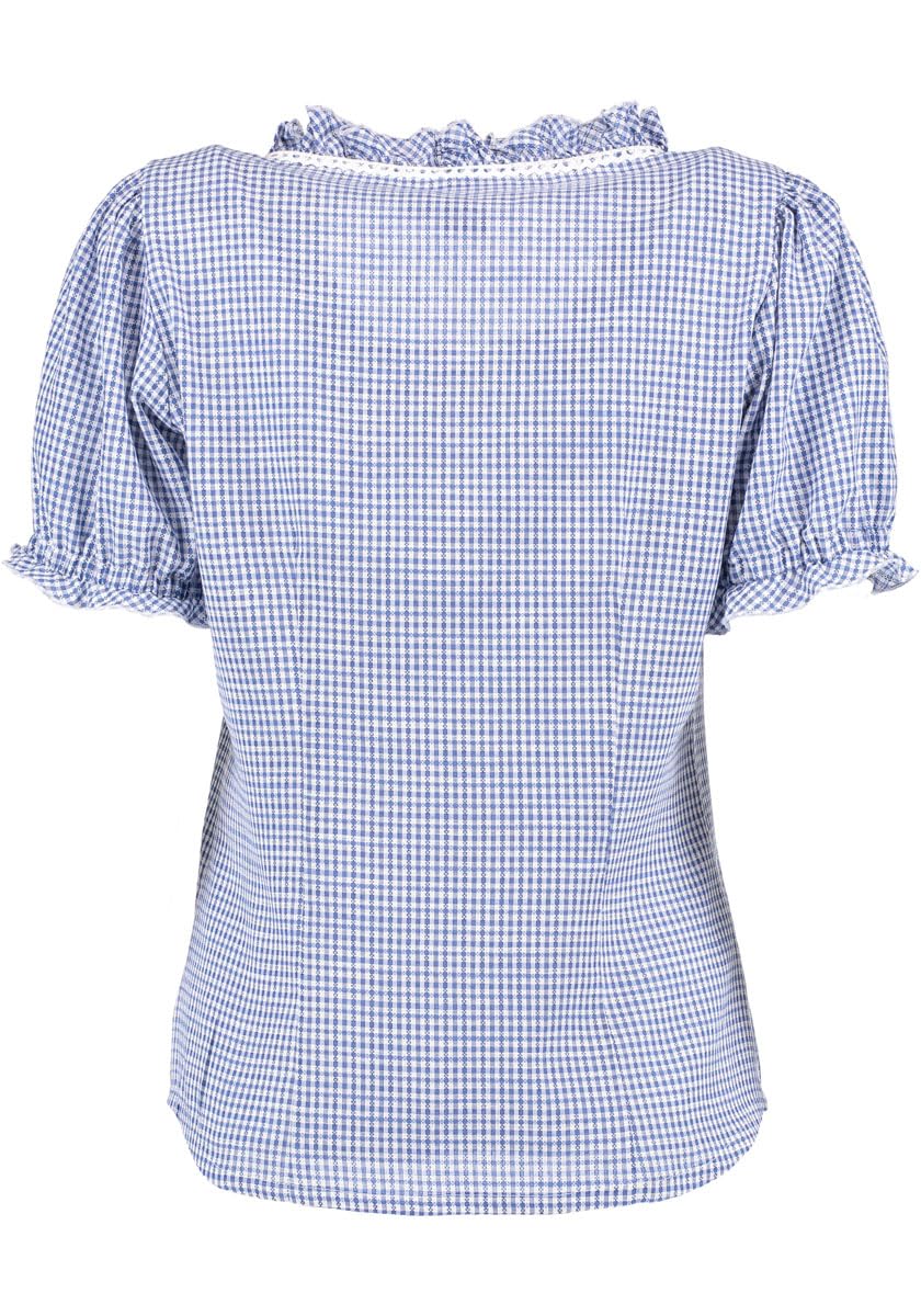 os-trachten-zamara-trachtenbluse-kurzarm-kornblau-puff-rmel image 3